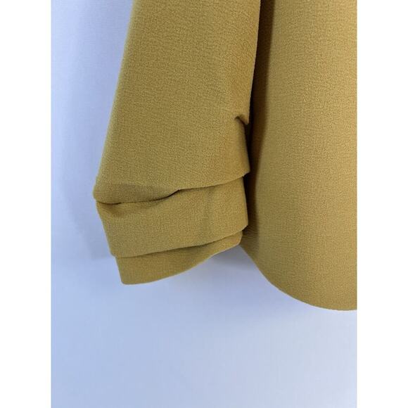 Womens Mustard Yellow 2 Pc Pant Suit Sz XL Corpcore Office Siren - Picture 7 of 14
